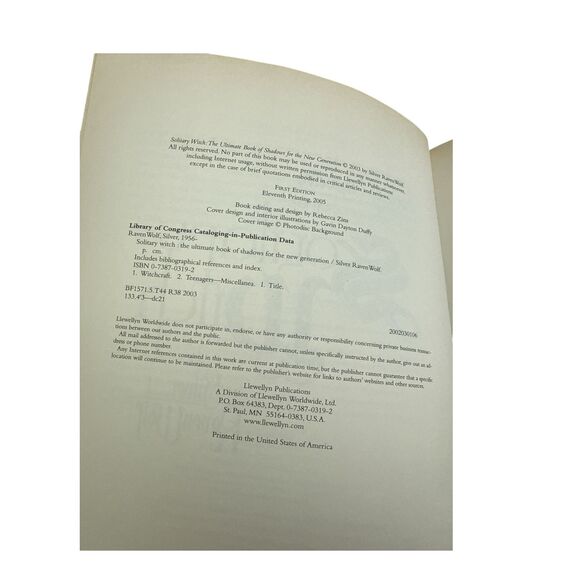 Solitary Witch Ultimate Book of Shadows Silver RavenWolf Wicca Pagan Magic - Picture 4 of 7
